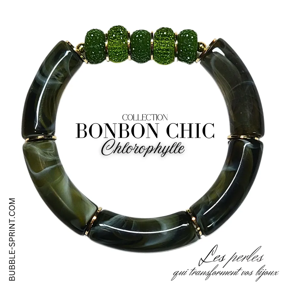 ARTSHOP Bonbon Chic Chlorophylle bracelet kit à faire