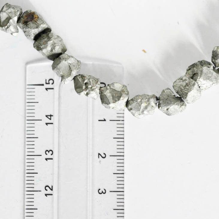 Gingerlily Perles pyrite nugget G1947 perles pierre fil 40 cm