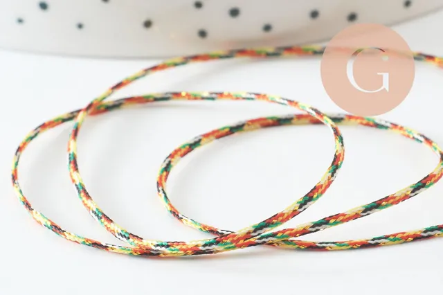 Gingerlily Cordons Cordon nylon multicolore G9767 0,8mm 1m