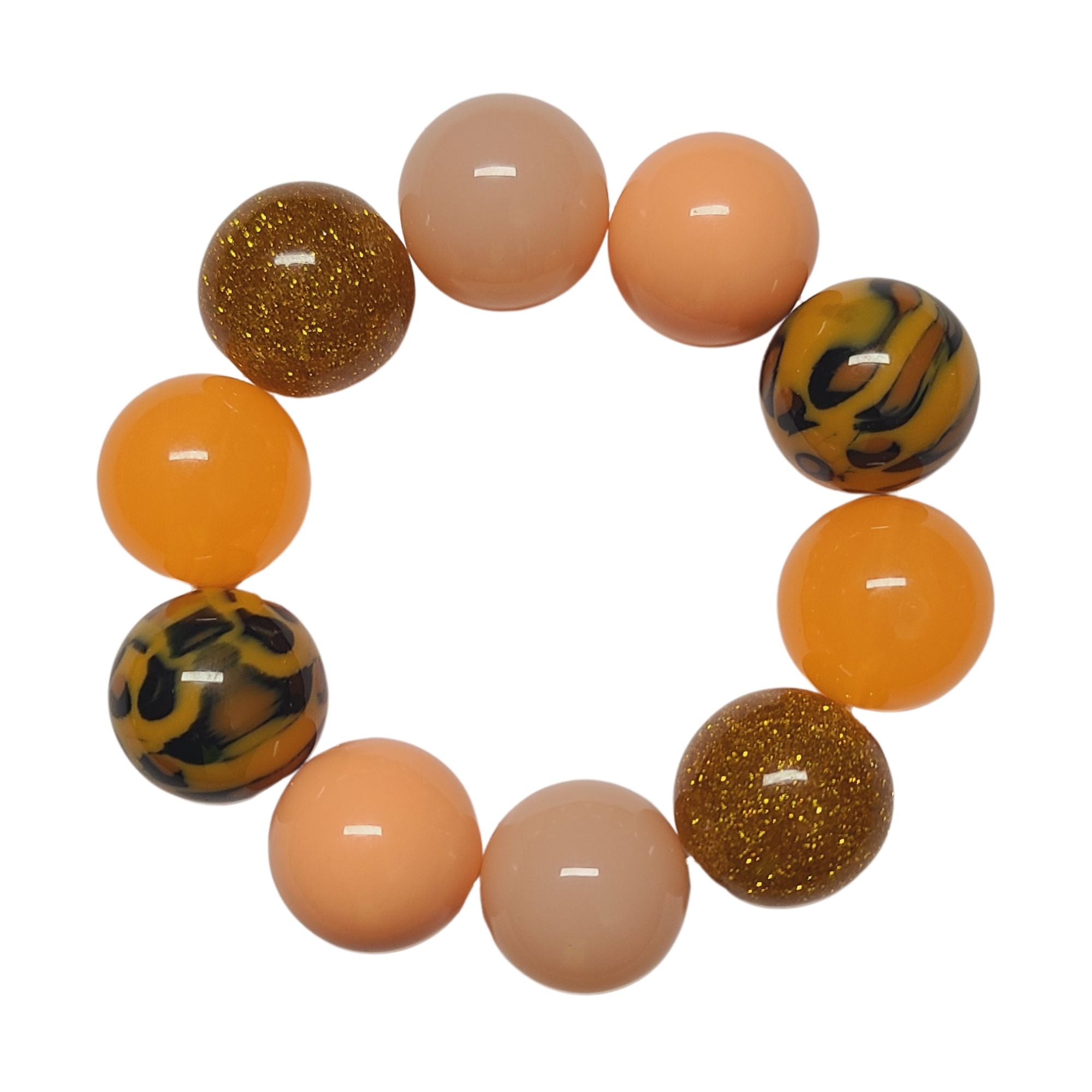 ARTSHOP Boules 20MM n°25 perle acrylique Pastèque rose x10