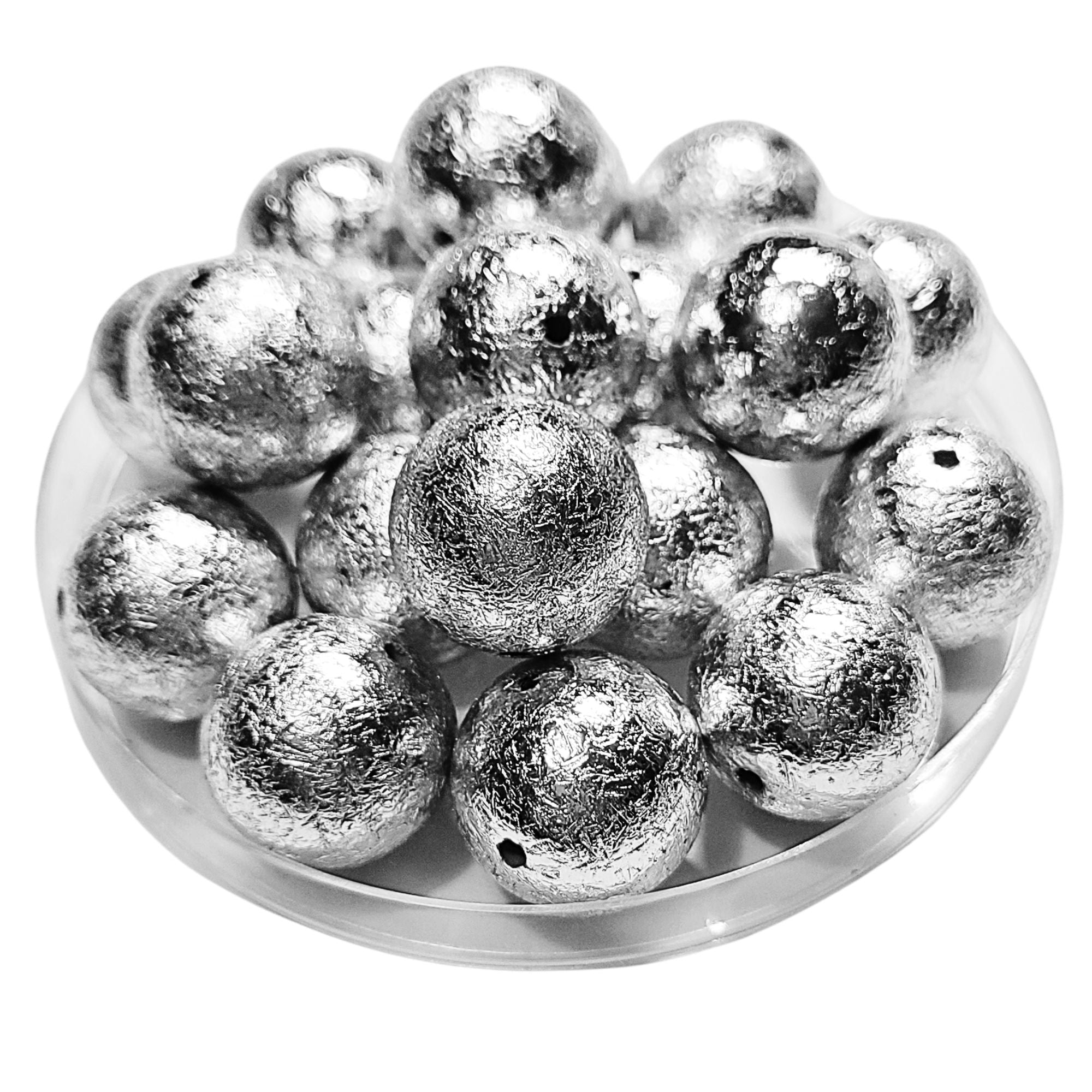 ARTSHOP CCB CCB64 boule brossée argent 20MM x1