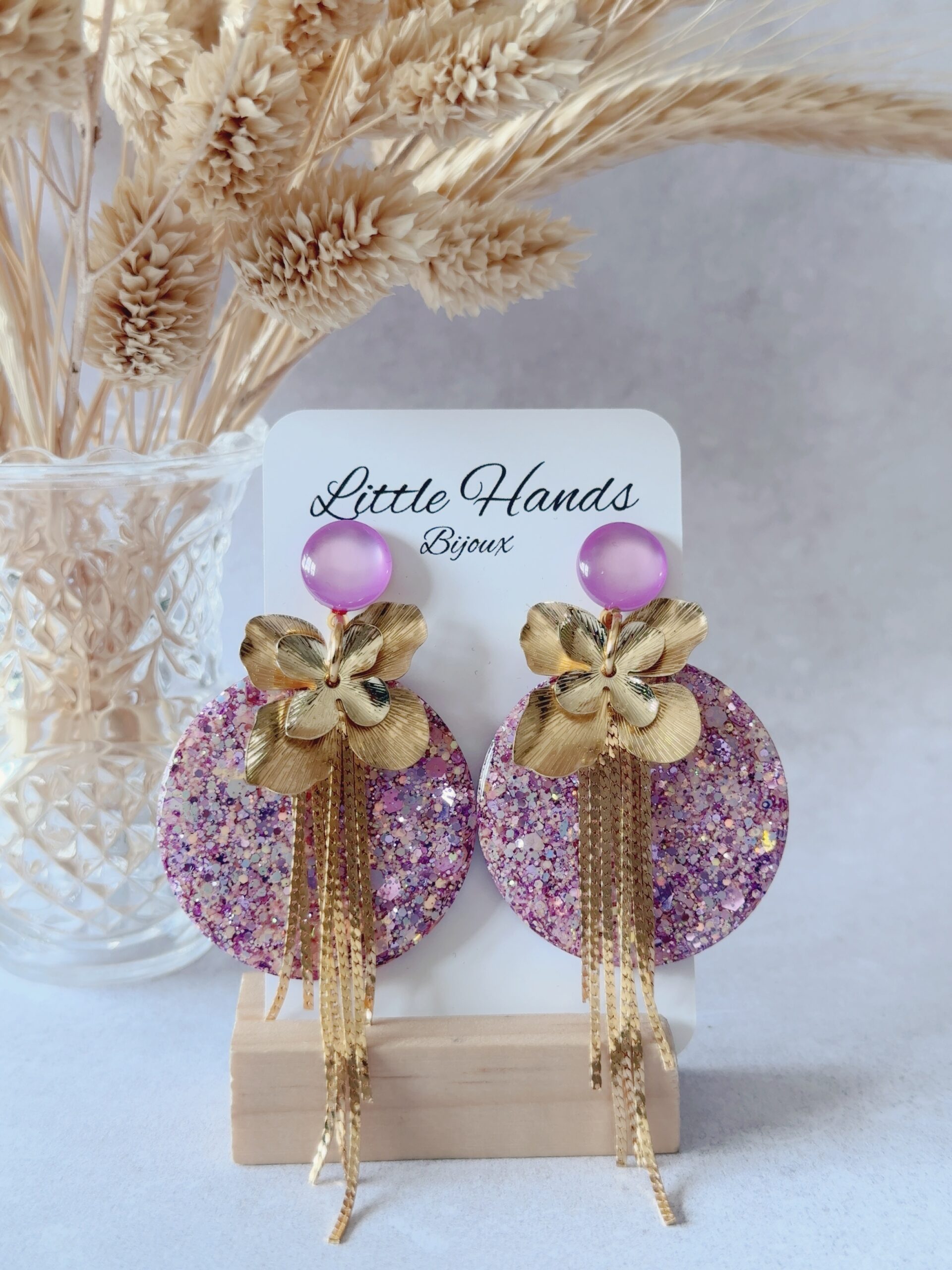 Little Hands Bijoux Capucine boucles d'oreilles Lila Dream lilas