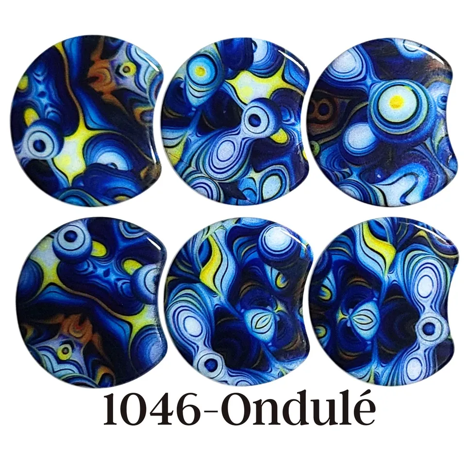 ARTSHOP Moon 1046 palet lune résine ondulé 37 mm