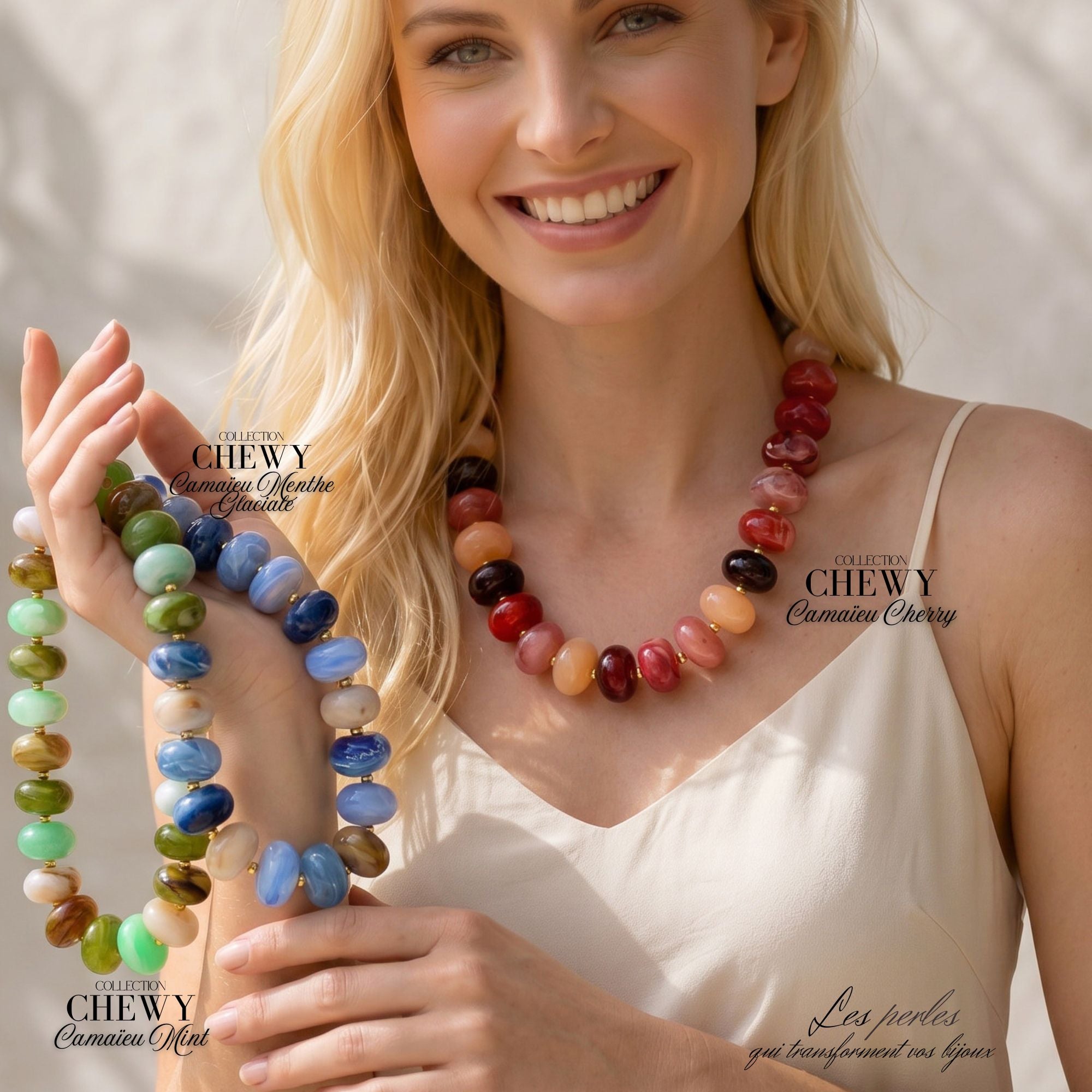 ARTSHOP Prêt-à-porter CHEWY collier ananas kit 46cm