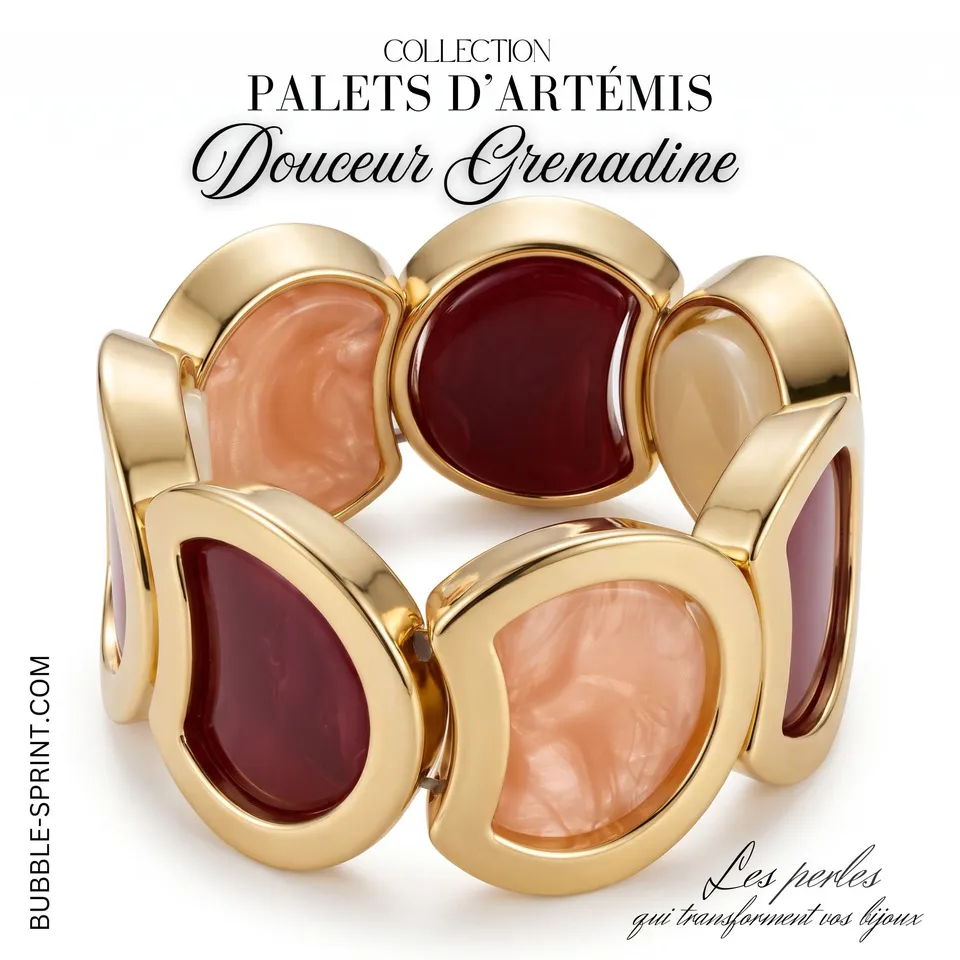 ARTSHOP Artemis Bracelet Douceur Grenadine + kit à monter