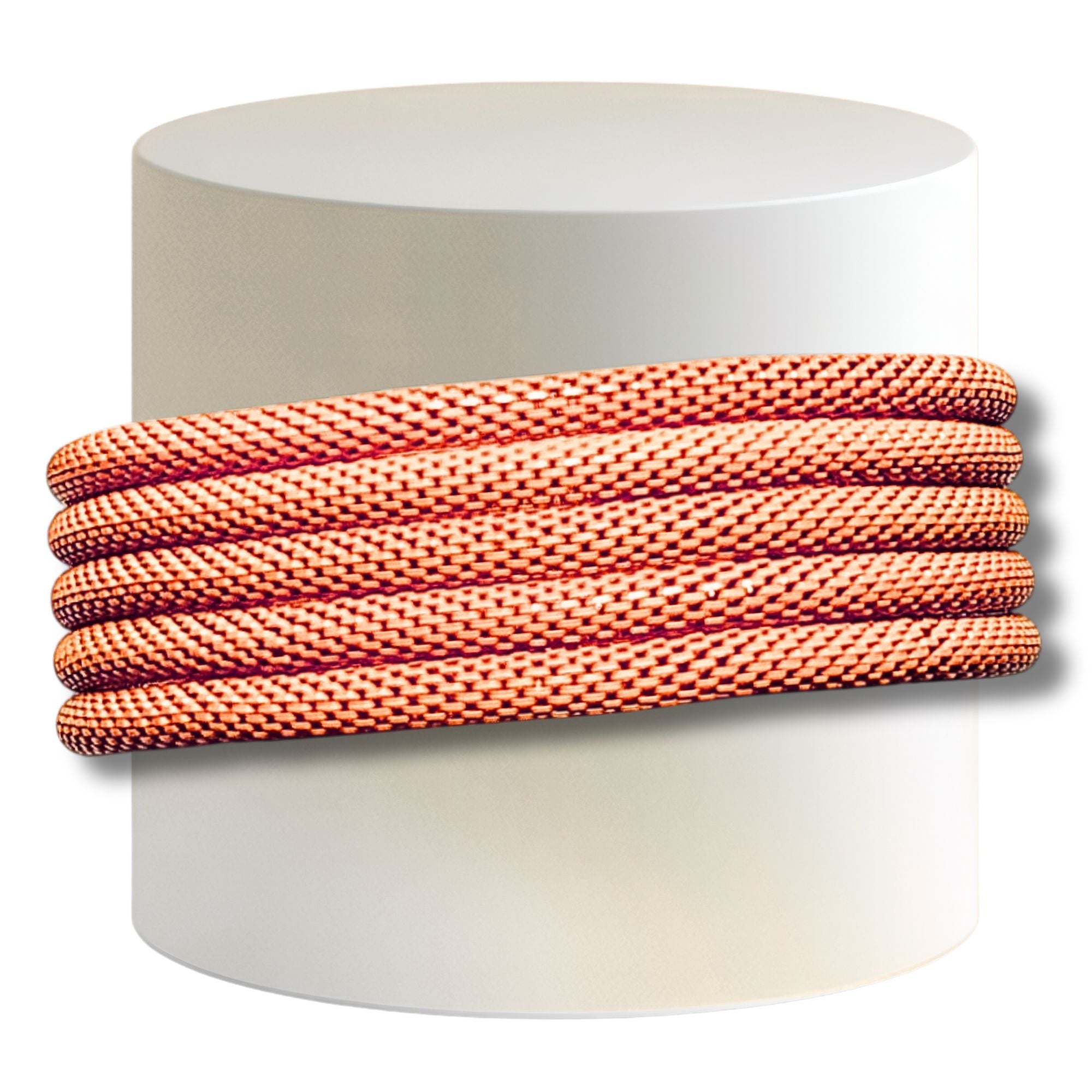 ARTSHOP Cotte de Mailles bracelet 9 Corail Mat x1 élastique