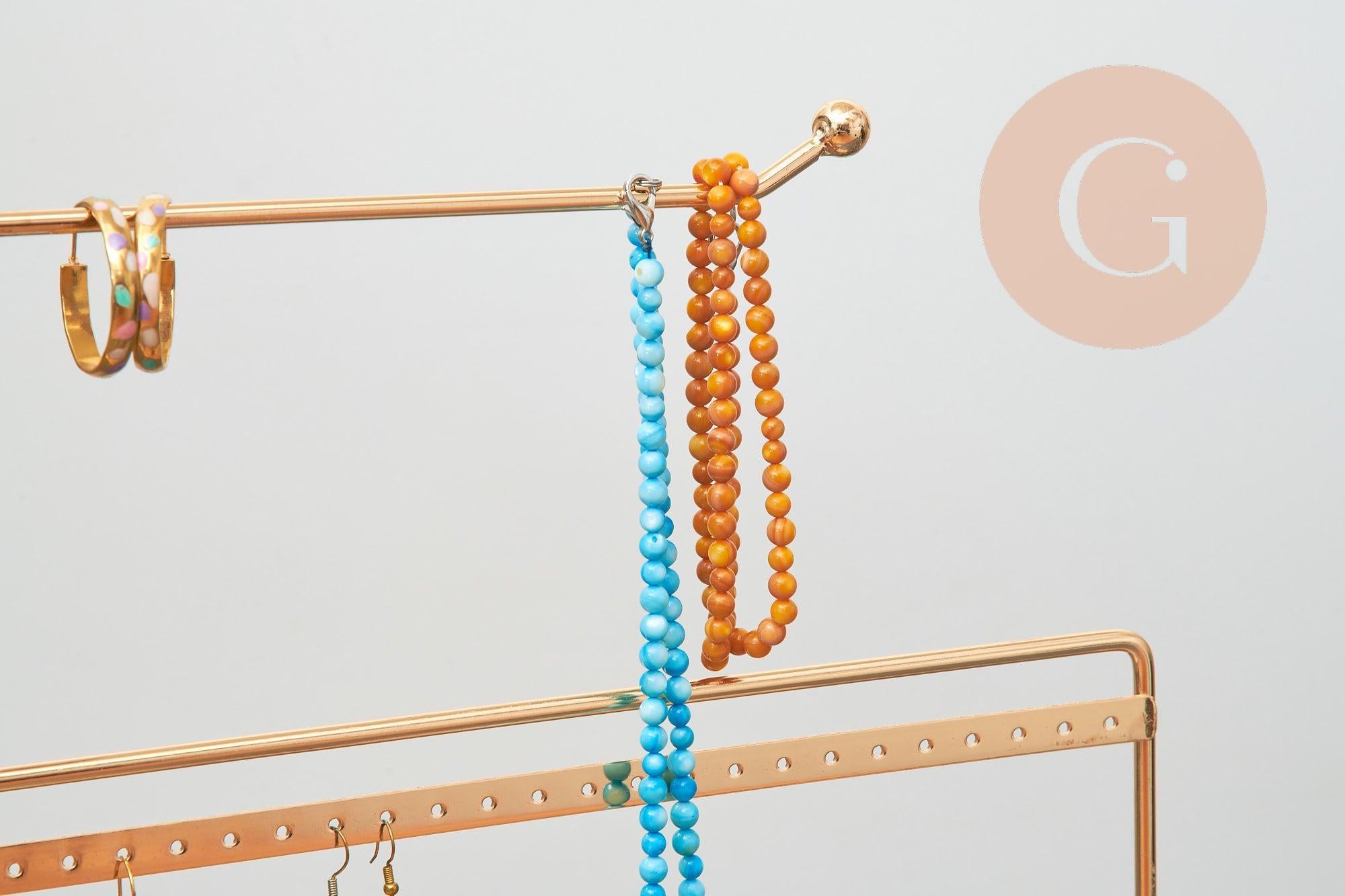 Gingerlily G9451 présentoir bijoux laiton doré 30 cm