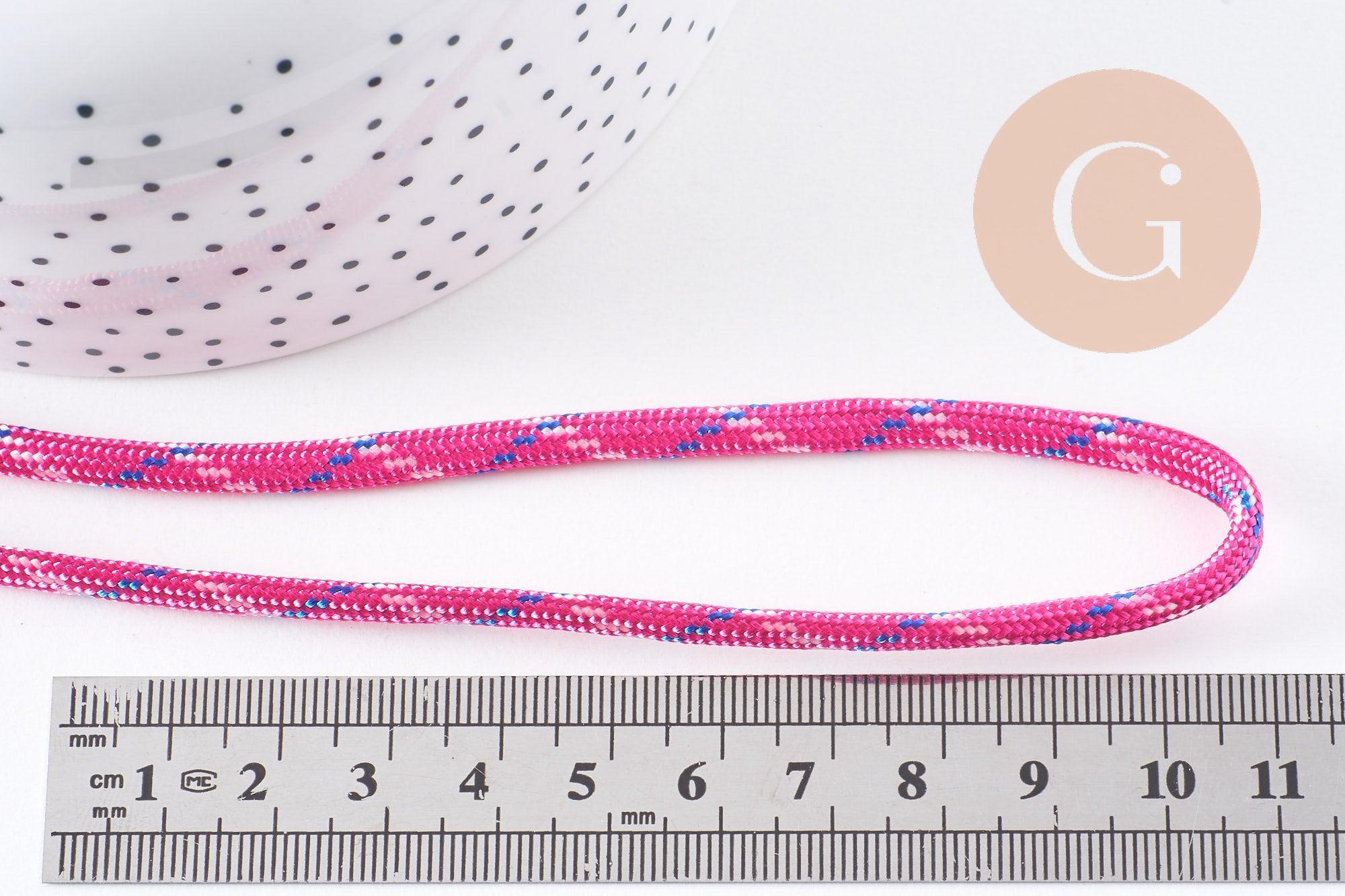 Gingerlily Cordons et fils G10272 cordon rose fuchsia 1m 4mm