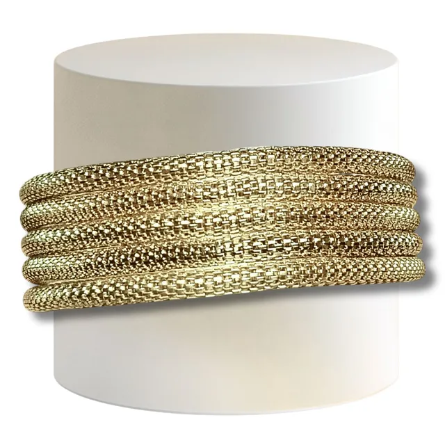ARTSHOP Cotte de Mailles bracelet doré clair x1