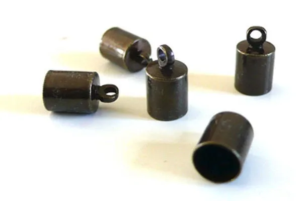 Gingerlily Apprêts Embouts corde bronze à coller 5,5mm x10