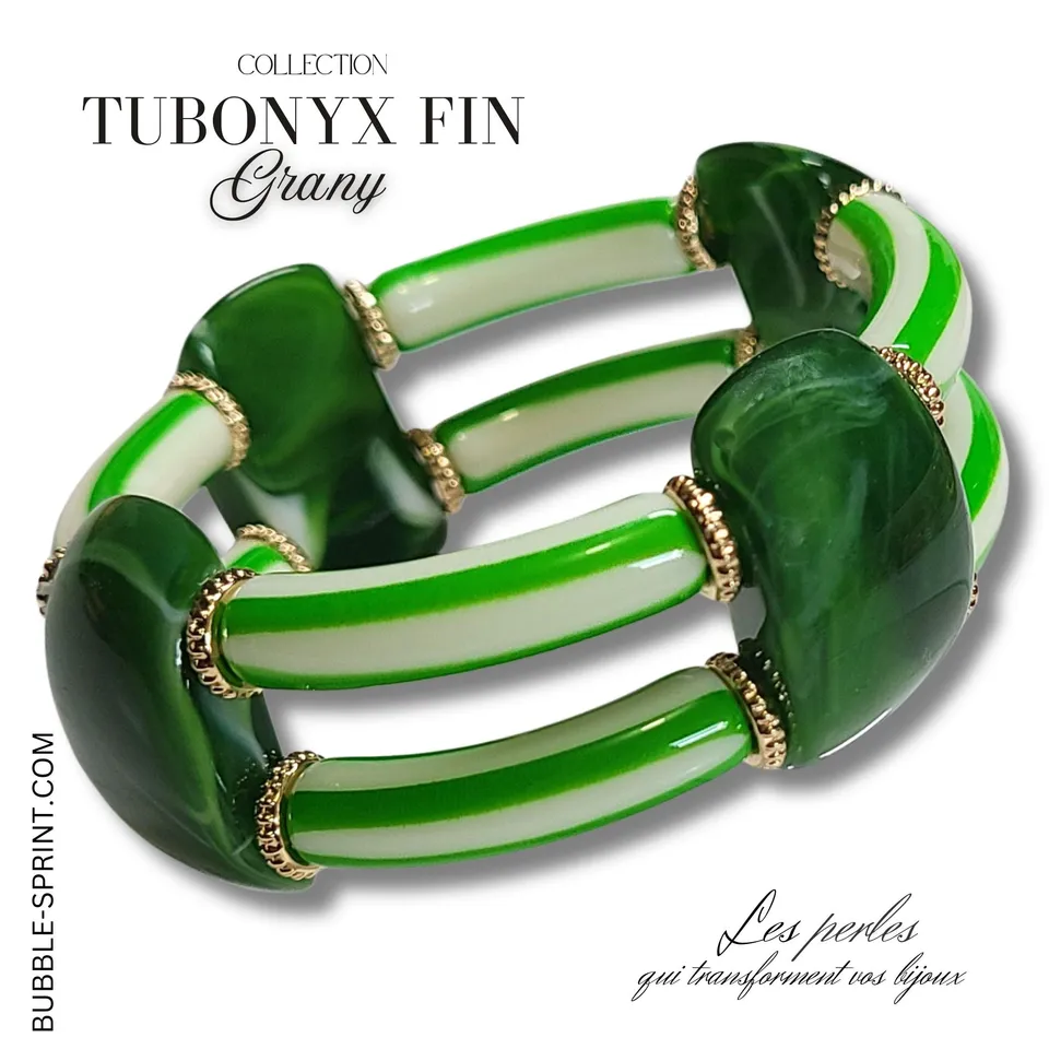 ARTSHOP Tubonyx Fin Bracelet Grany perles bracelet monté