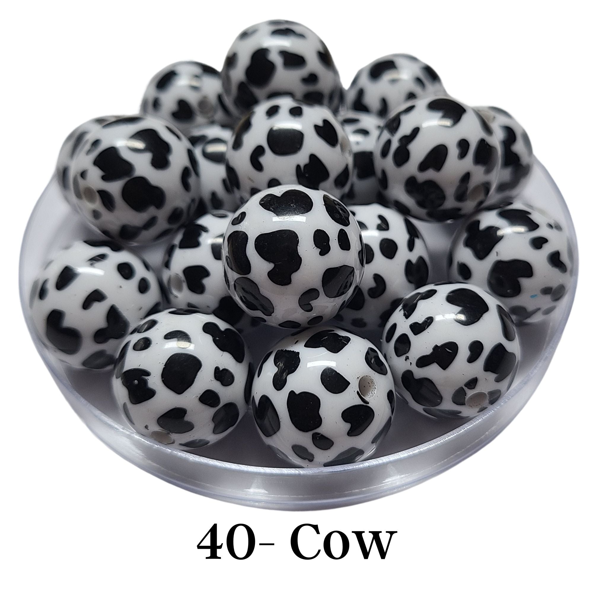 ARTSHOP 40 boule acrylique Cow 20 mm x1