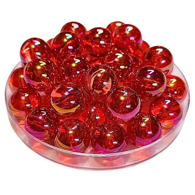 ARTSHOP Boules 325 perles acryliques cerise 16 mm x15