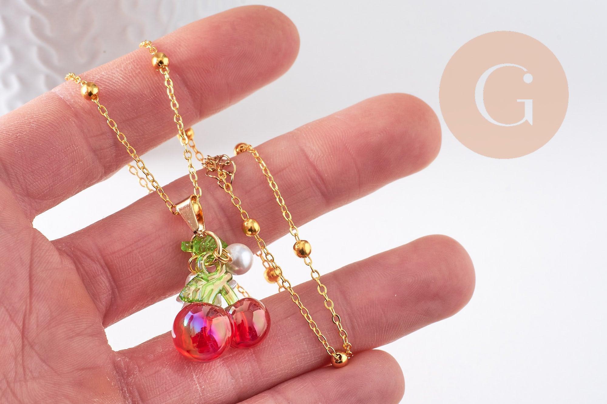 Gingerlily G10279 pendentif fruit résine doré 44,9mm