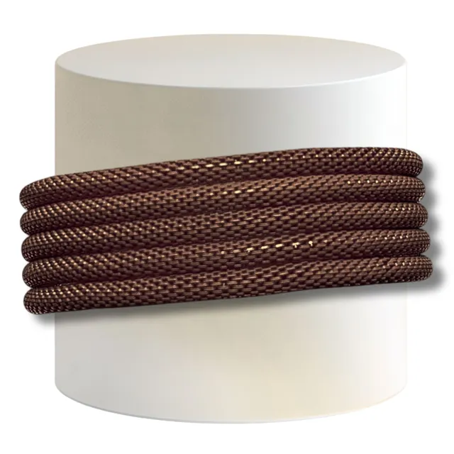 ARTSHOP Cotte de mailles bracelet chocolat mat x1