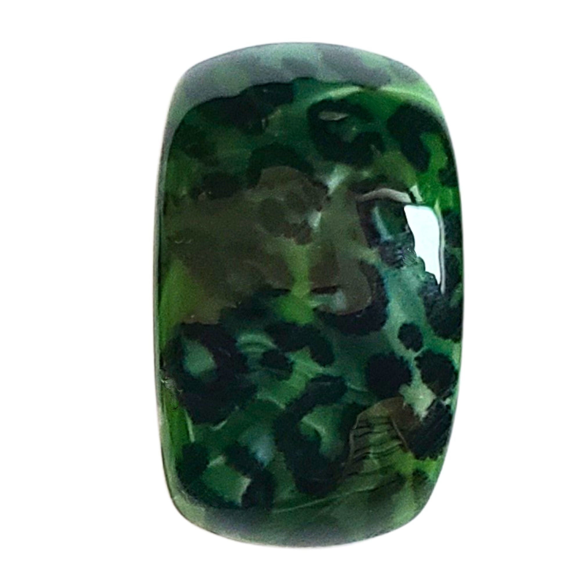 ARTSHOP Chamonyx Palet Dôme 2 trous Agate mousse Léopard