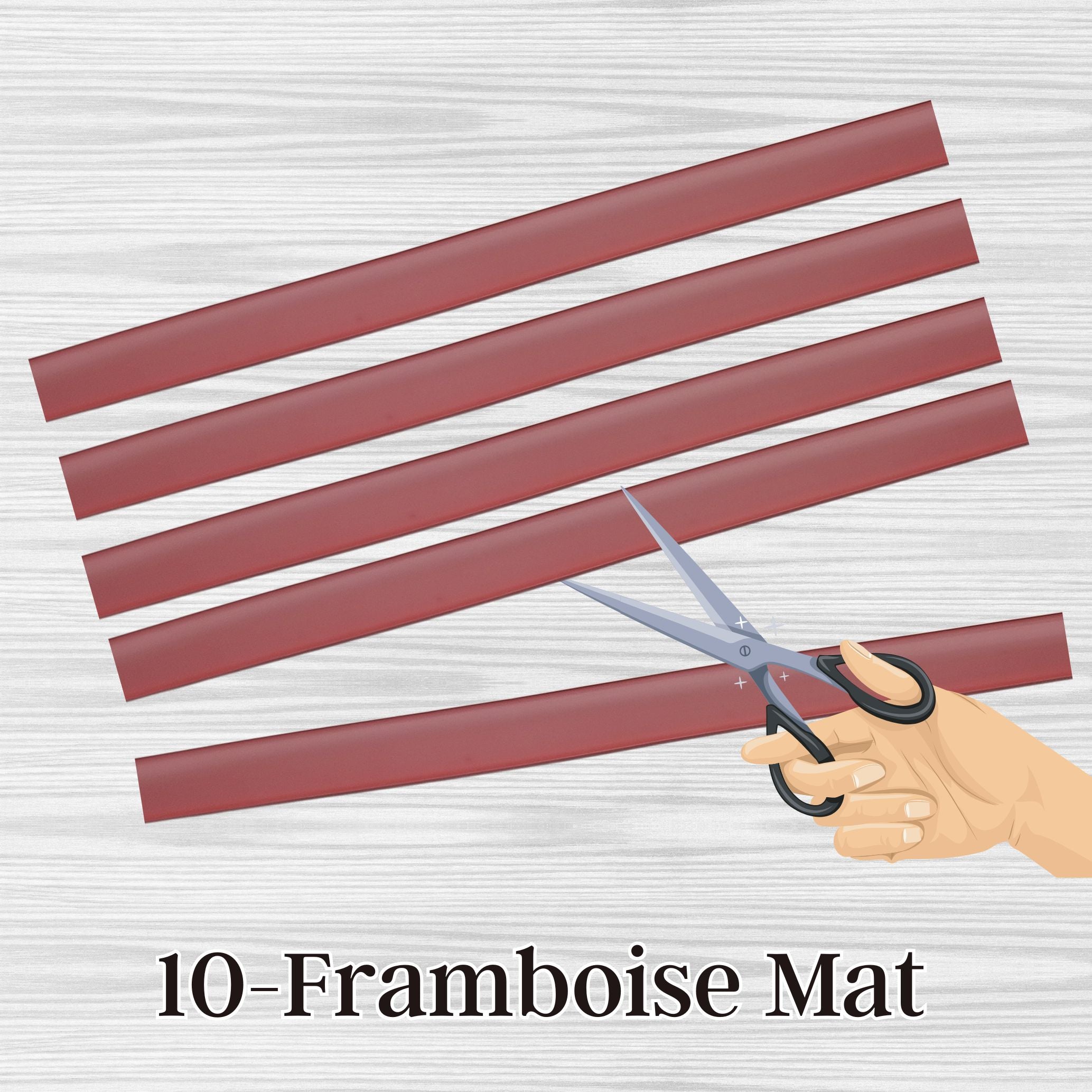 ARTSHOP Sangles 10 sangle silicone framboise mat 7cm