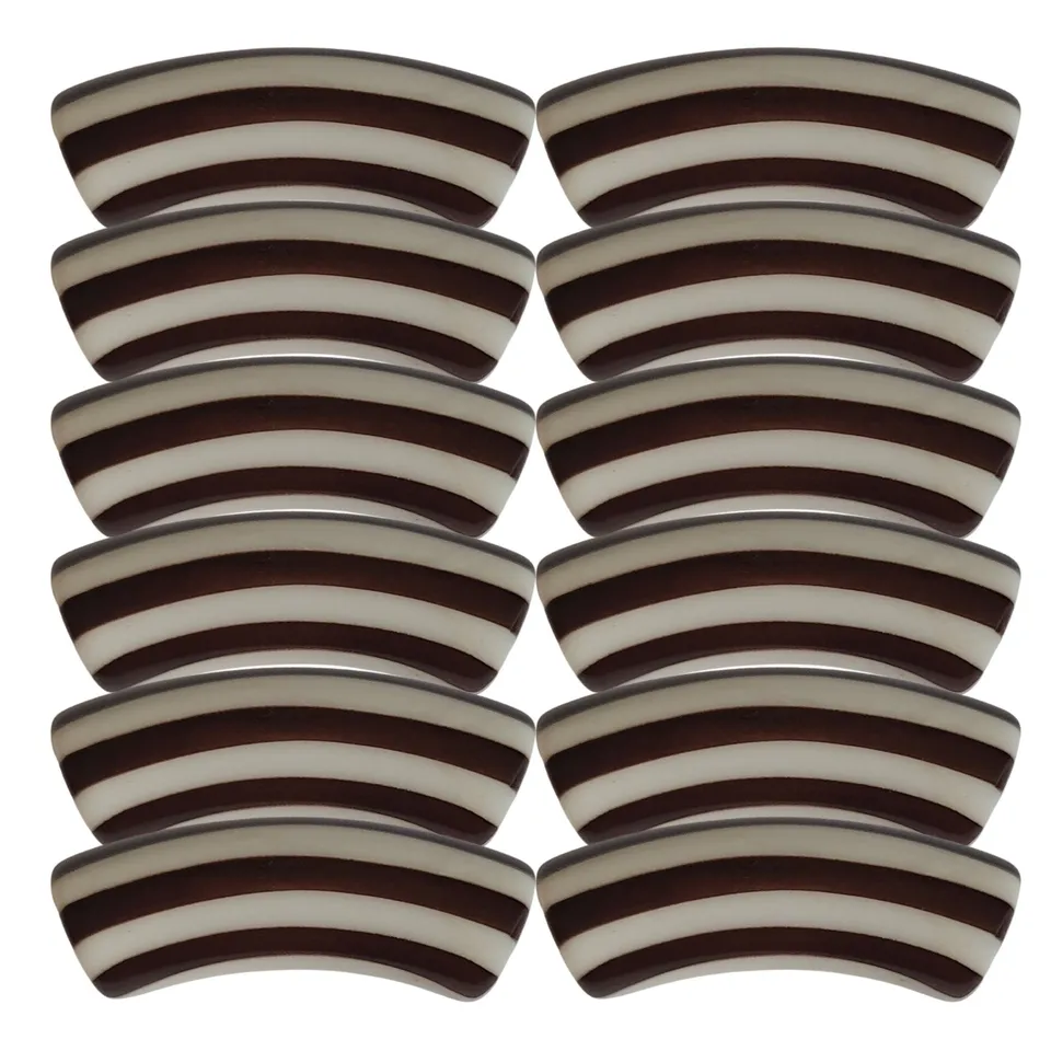 ARTSHOP Tubes Rayures 463 tube incurvé chocolat x1