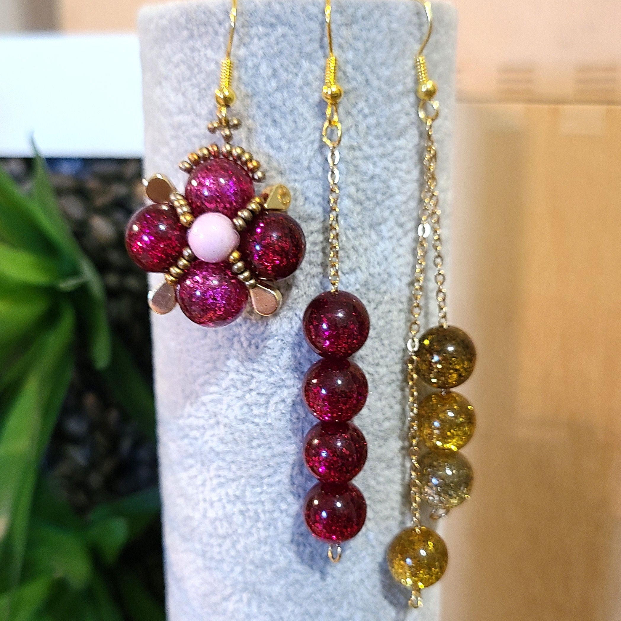 ARTSHOP Boules Glitters 1008 Fuchsia perle 10mm x1