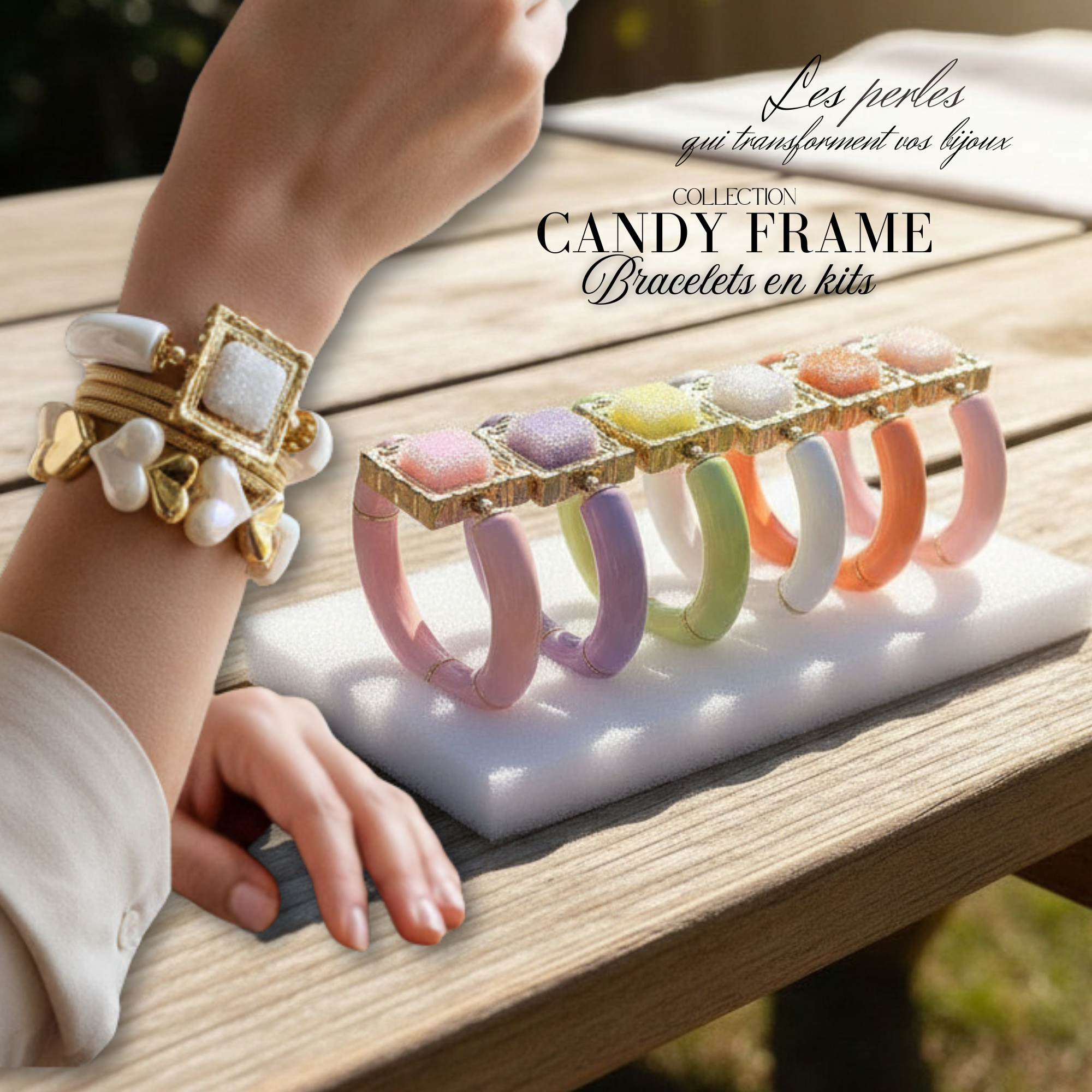 ARTSHOP Kit CANDY FRAME bracelet bubble gum