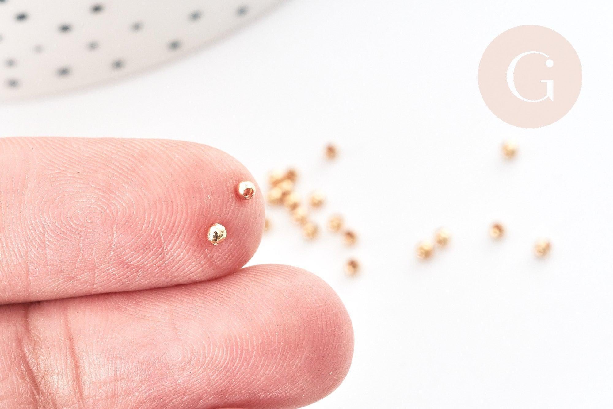 Gingerlily G4859 perles intercalaires laiton doré 2mm x10
