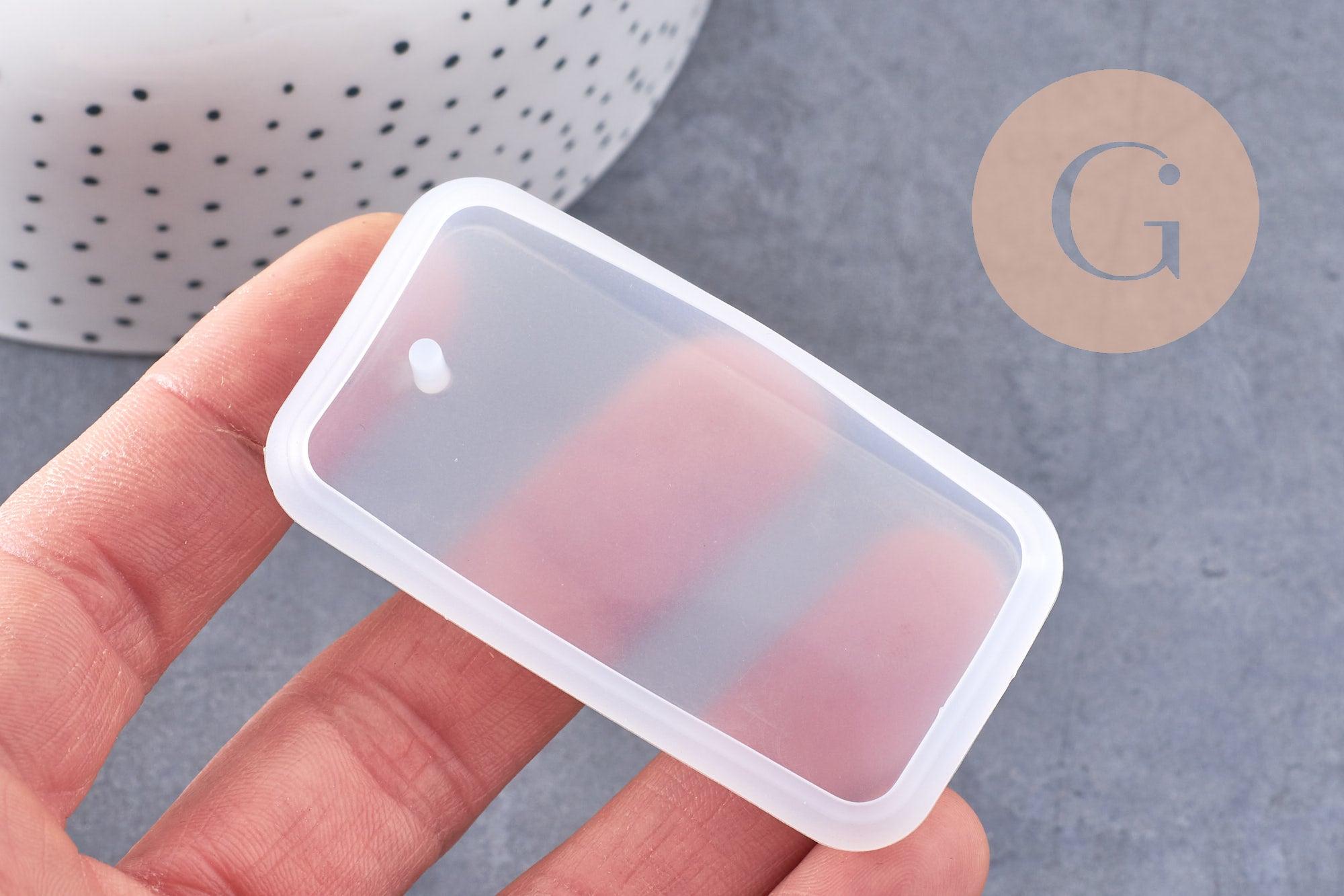 Gingerlily Moule silicone rectangle pendentif 66,5mm