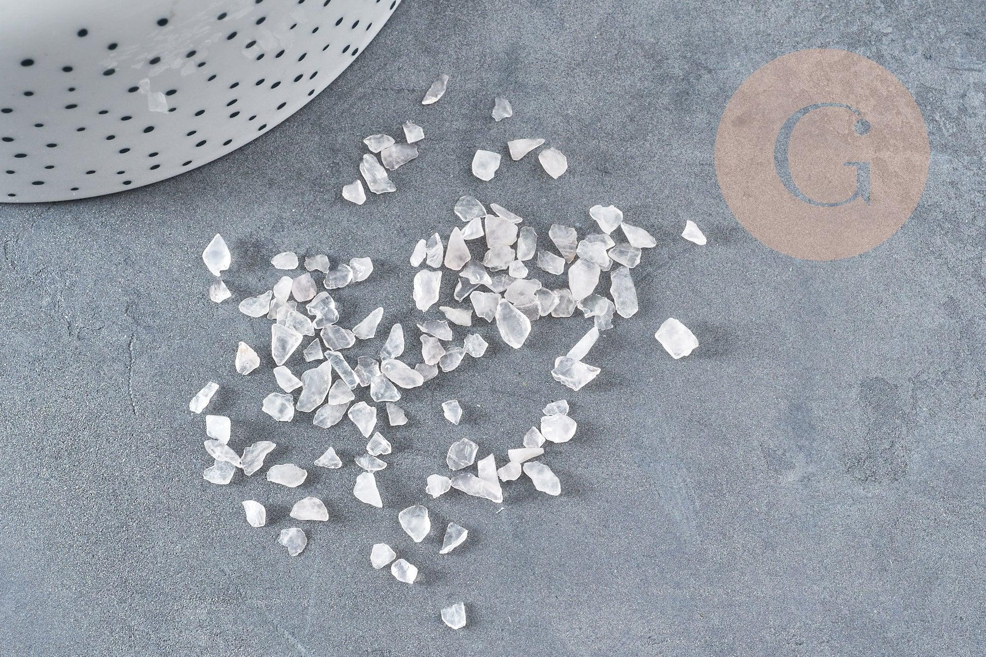 Gingerlily G9552 chips quartz rose naturel 2-8mm 20g