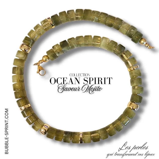ARTSHOP Bijoux en KITS Collier Ocean Spirit Mojito 50 cm