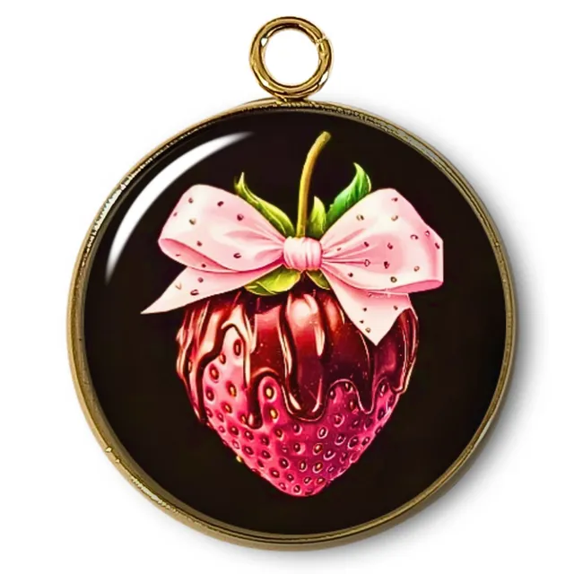 ARTSHOP Pendentifs 19 Intemporel pendentif fraise x1
