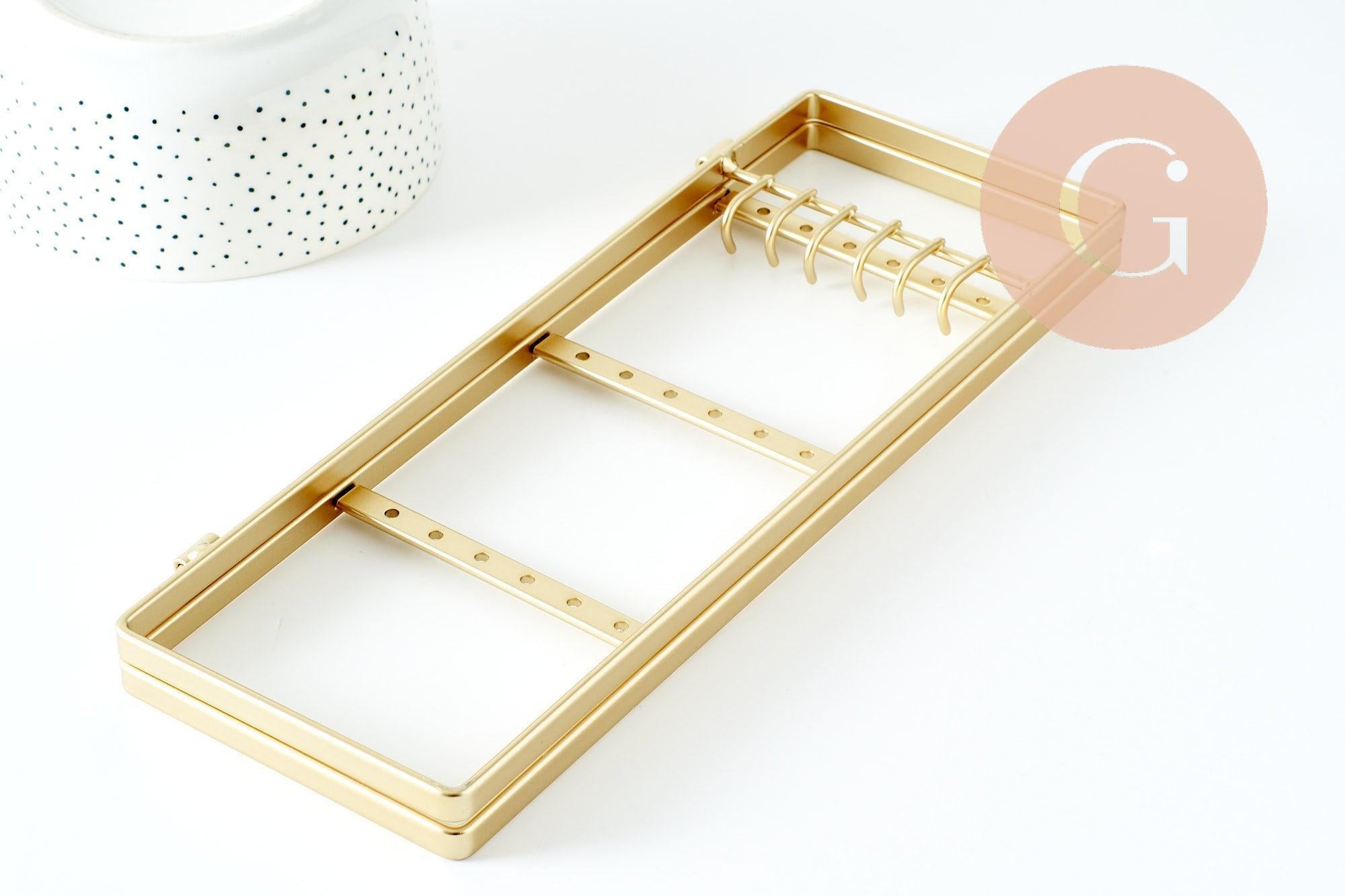 Gingerlily Boîtes Présentoir G9477 porte-bijoux laiton doré 28cm
