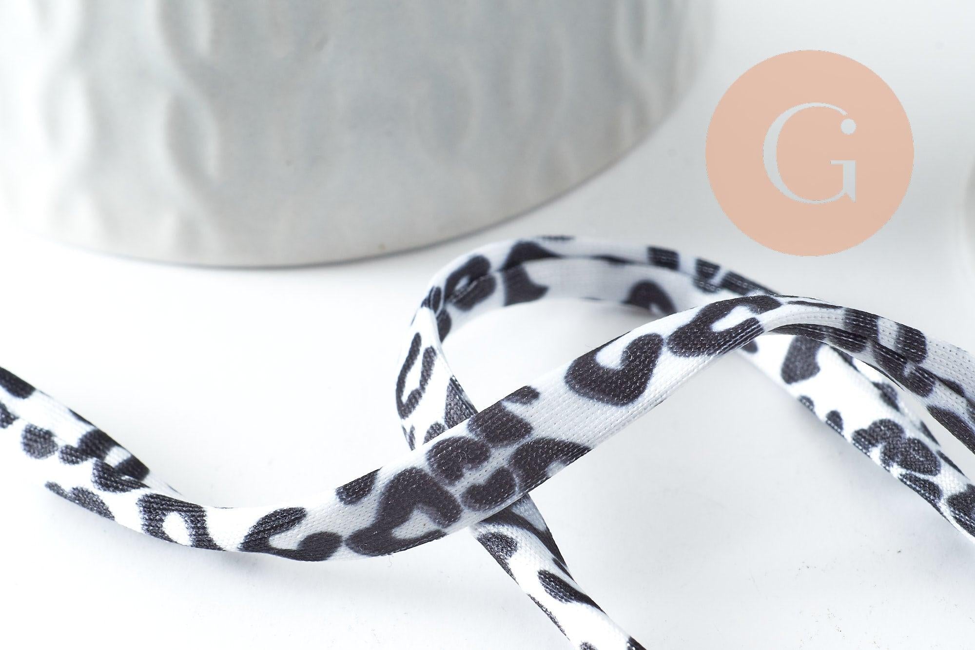 Gingerlily G9806 cordon nylon élastique léopard 1 m