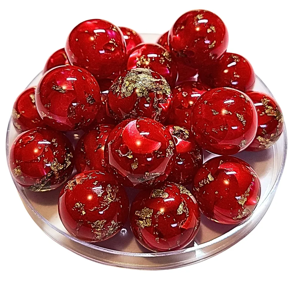 ARTSHOP Murano boule acrylique rouge 20 mm x1