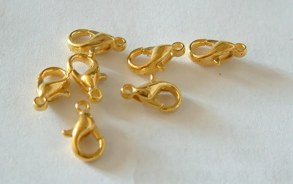 Gingerlily G0024 fermoirs mousquetons dorés 12mm x50