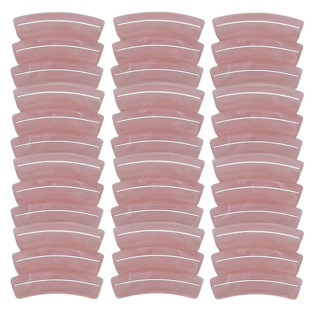 ARTSHOP Tiny Tubes 12 tube incurvé agate rose 5mm x10