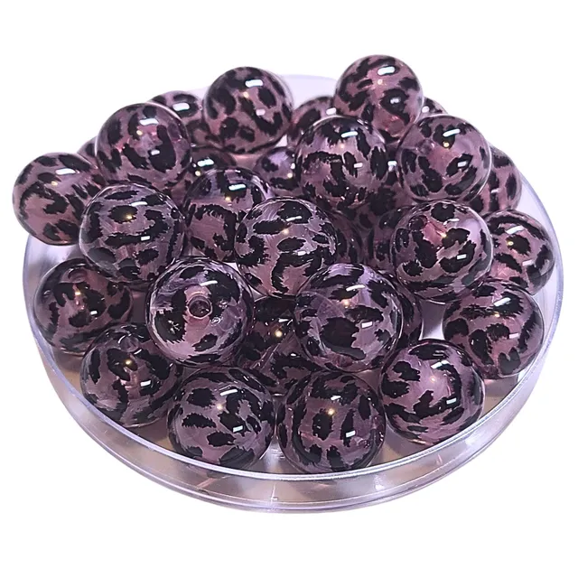 ARTSHOP Boules 16MM 229 boules acrylique léopard mauve x15