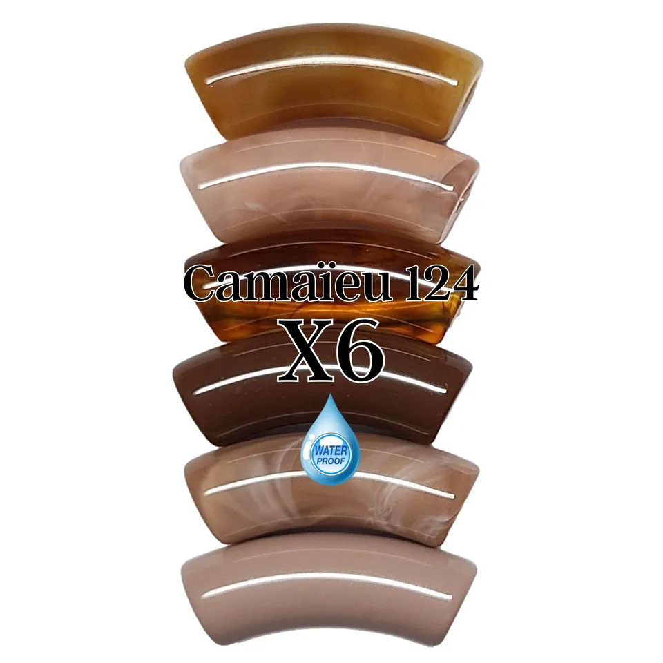 ARTSHOP Camaïeu 124 lot 6 tubes marron 12 mm acrylique