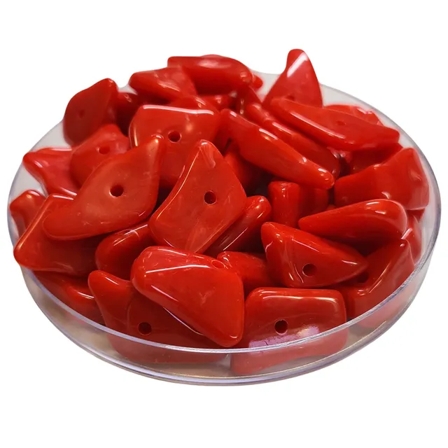ARTSHOP Séparateurs perle Crispy XXL cerise marbré x25