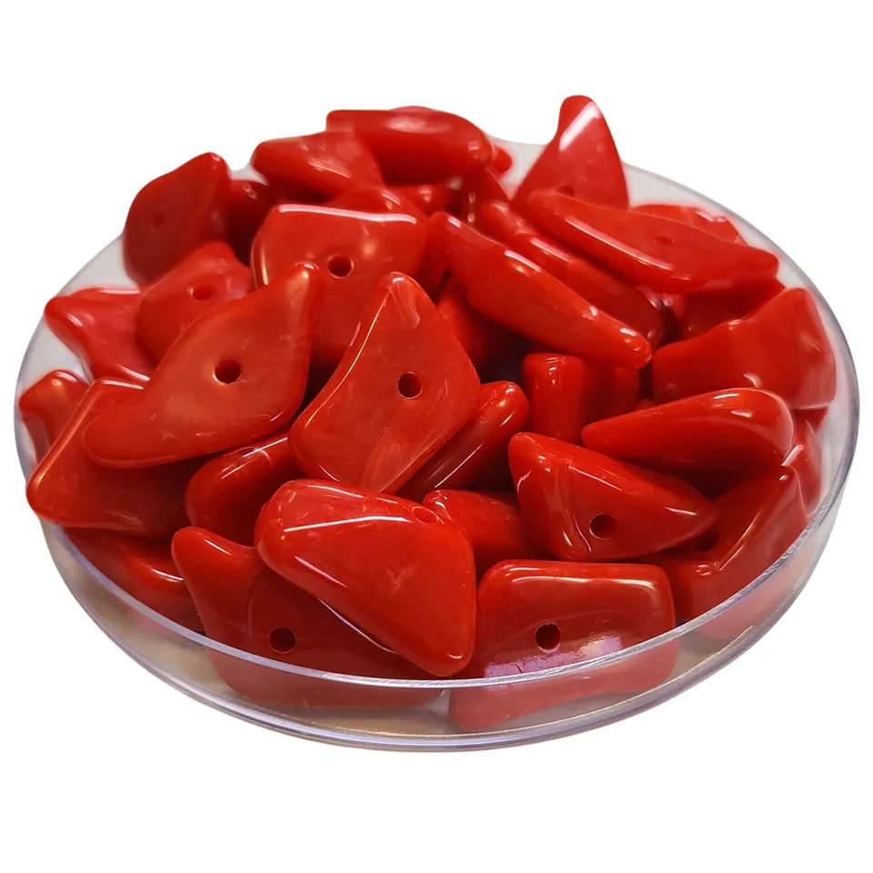 ARTSHOP Séparateurs perle Crispy XXL cerise marbré x25