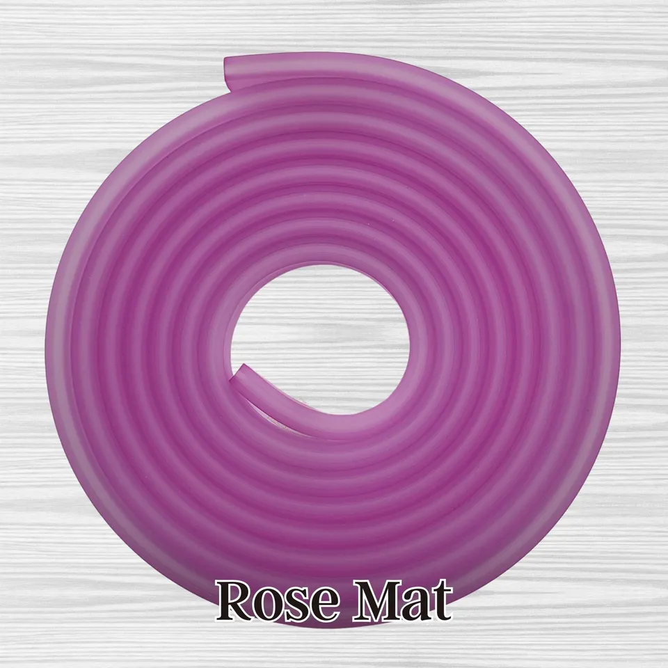 ARTSHOP Gummy 7 Tube silicone creux Rose mat 1 mètre