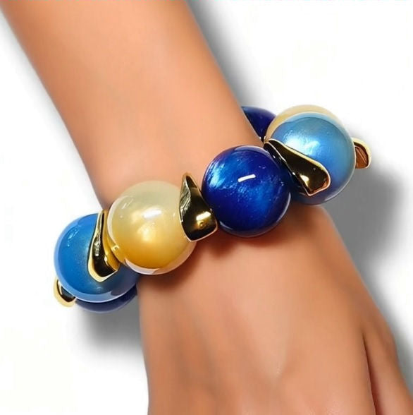 ARTSHOP Kitcat Guimauve kit bracelet perles 20mm à monter
