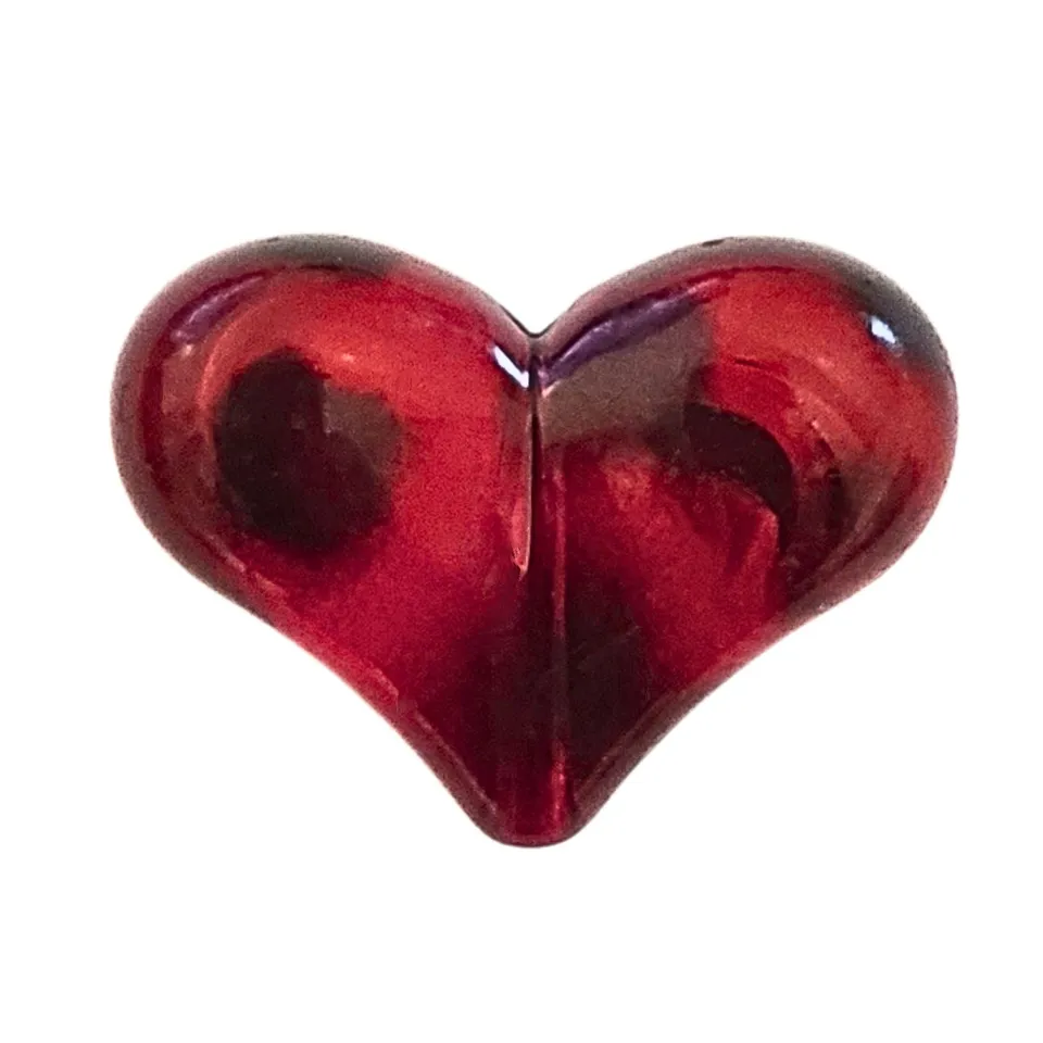 ARTSHOP HeartLine Léopard rouge cœur acrylique 16x22MM x1