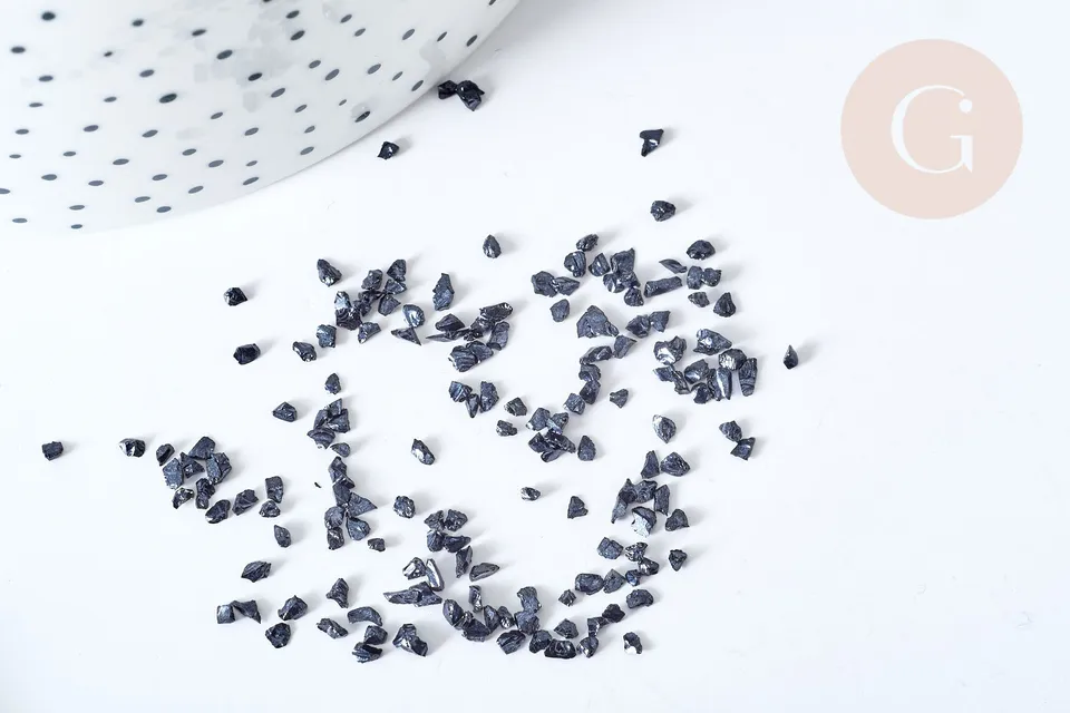 Gingerlily Quartz bleu sable chips 2-7mm 20gr