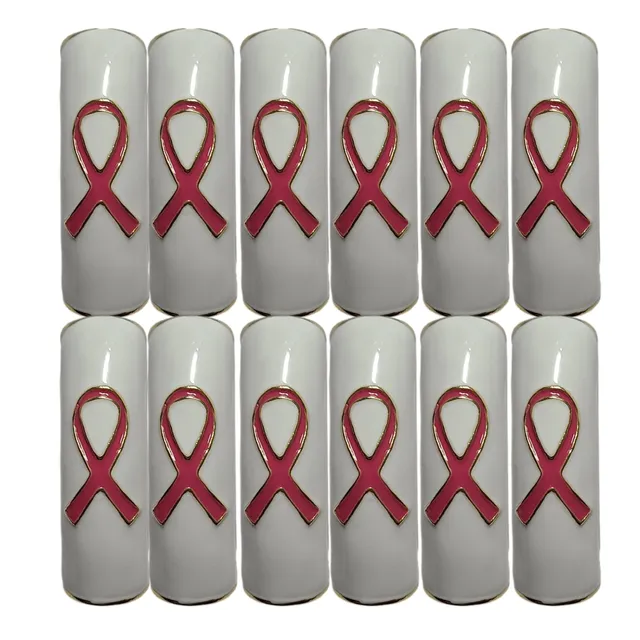 ARTSHOP Strass & Émaillés 335 Tube incurvé Ruban blanc 12mm x1