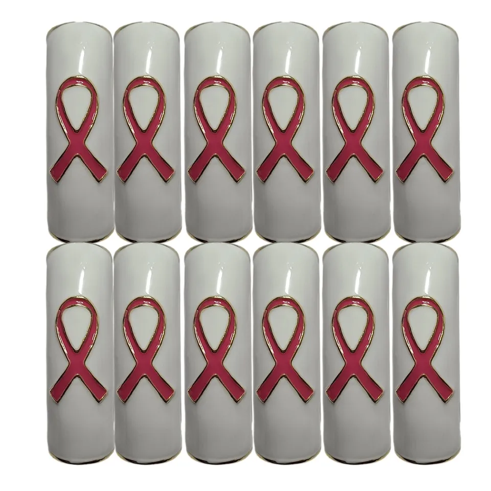 ARTSHOP Strass & Émaillés 335 Tube incurvé Ruban blanc 12mm x1