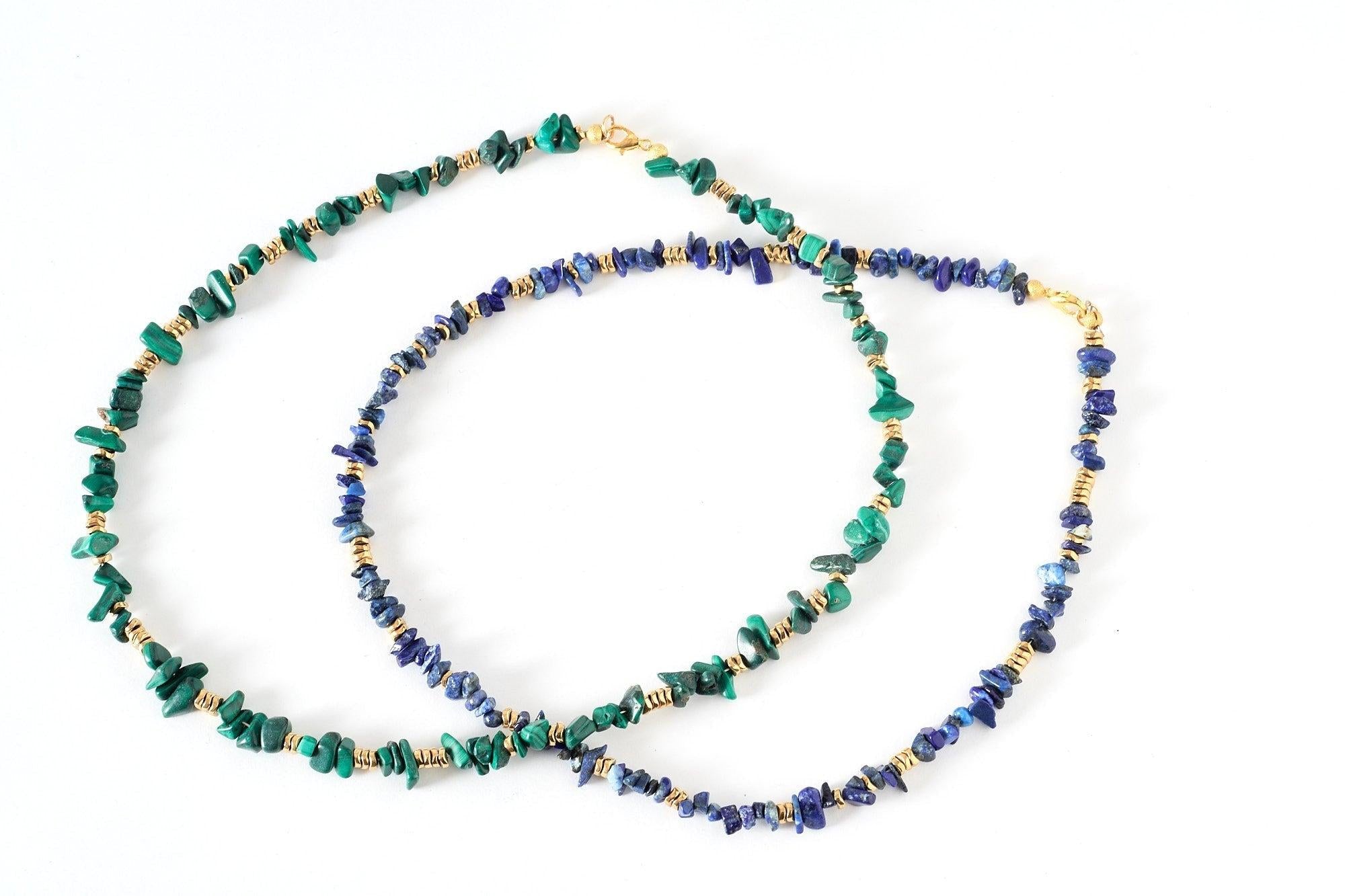 Gingerlily Kit collier G7429 lapis lazuli chips sans pinces