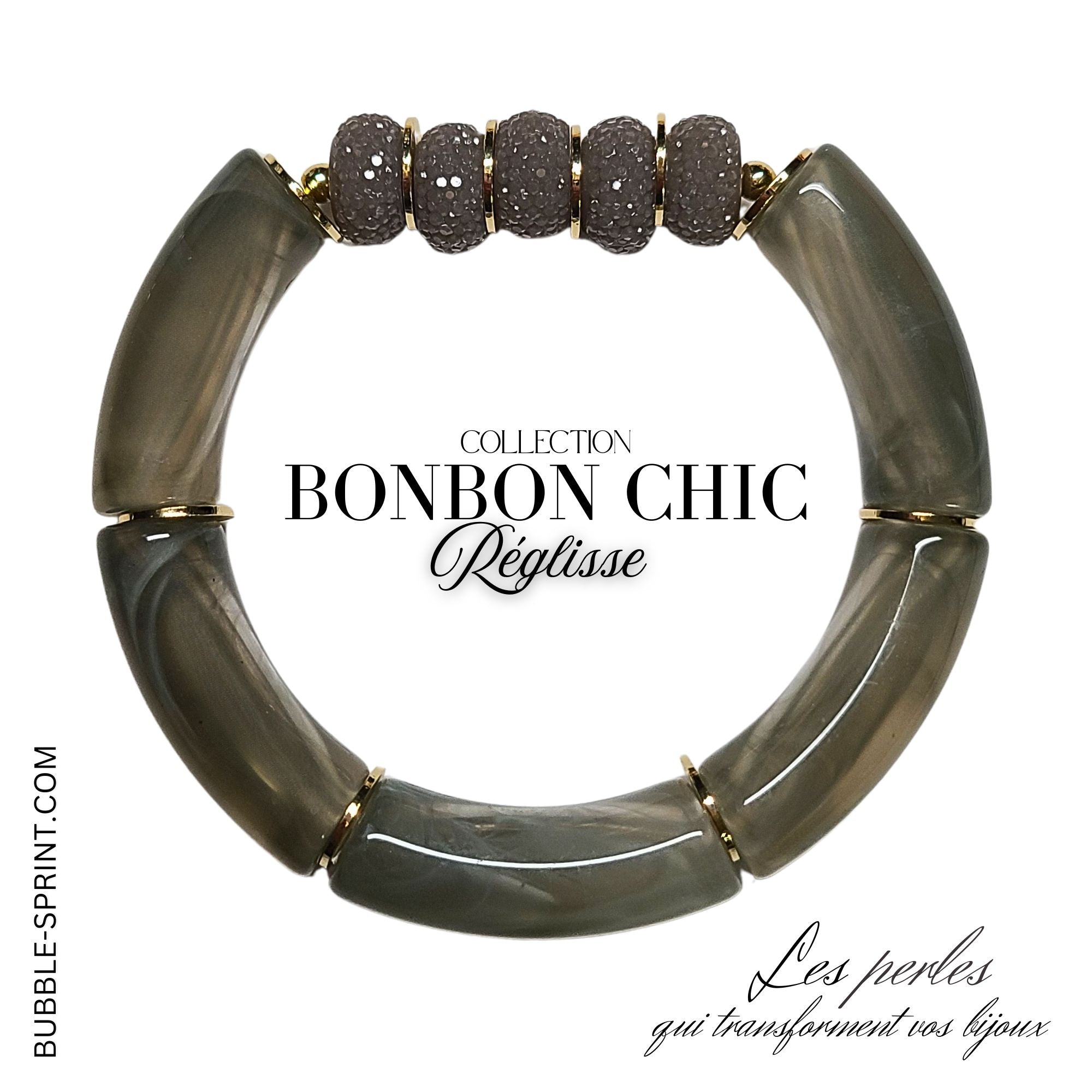 ARTSHOP Prêts-à-porter BONBON CHIC Bracelet Réglisse KIT