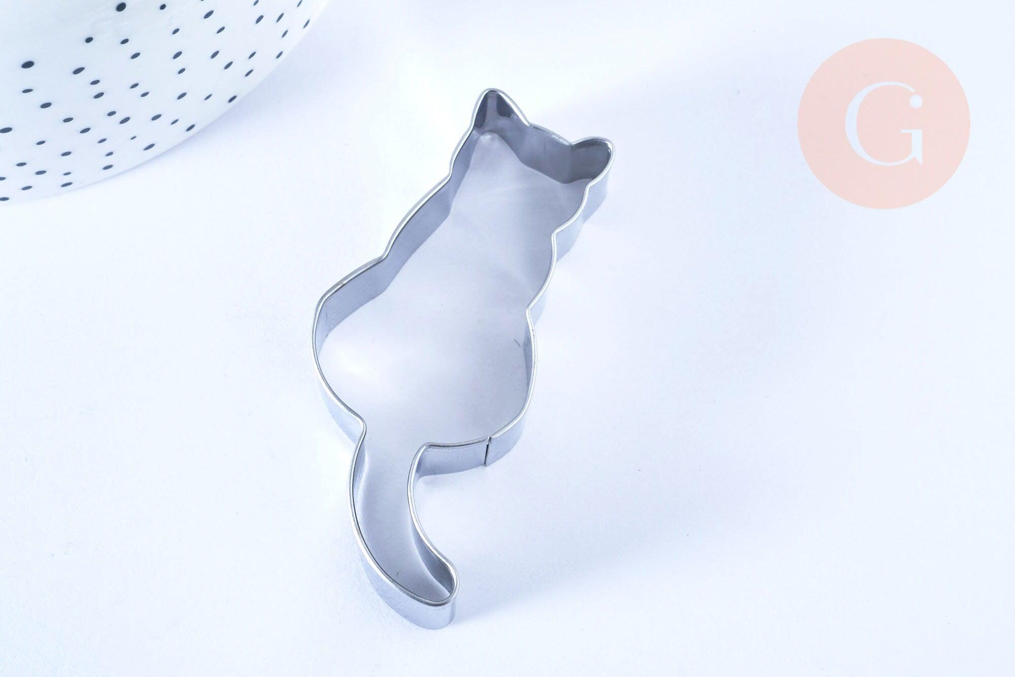 Gingerlily G5101 emporte-pièce chat inox 6,9 cm