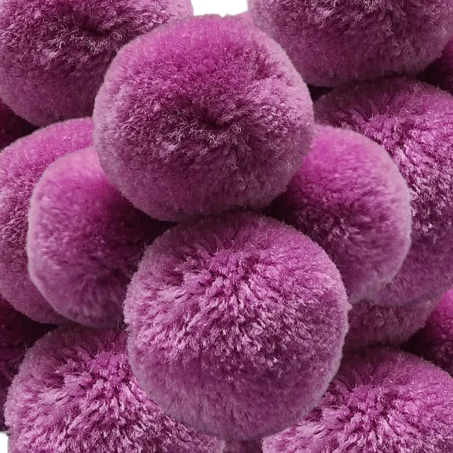 ARTSHOP Chouchous Balls Pompon boule 40mm lilas