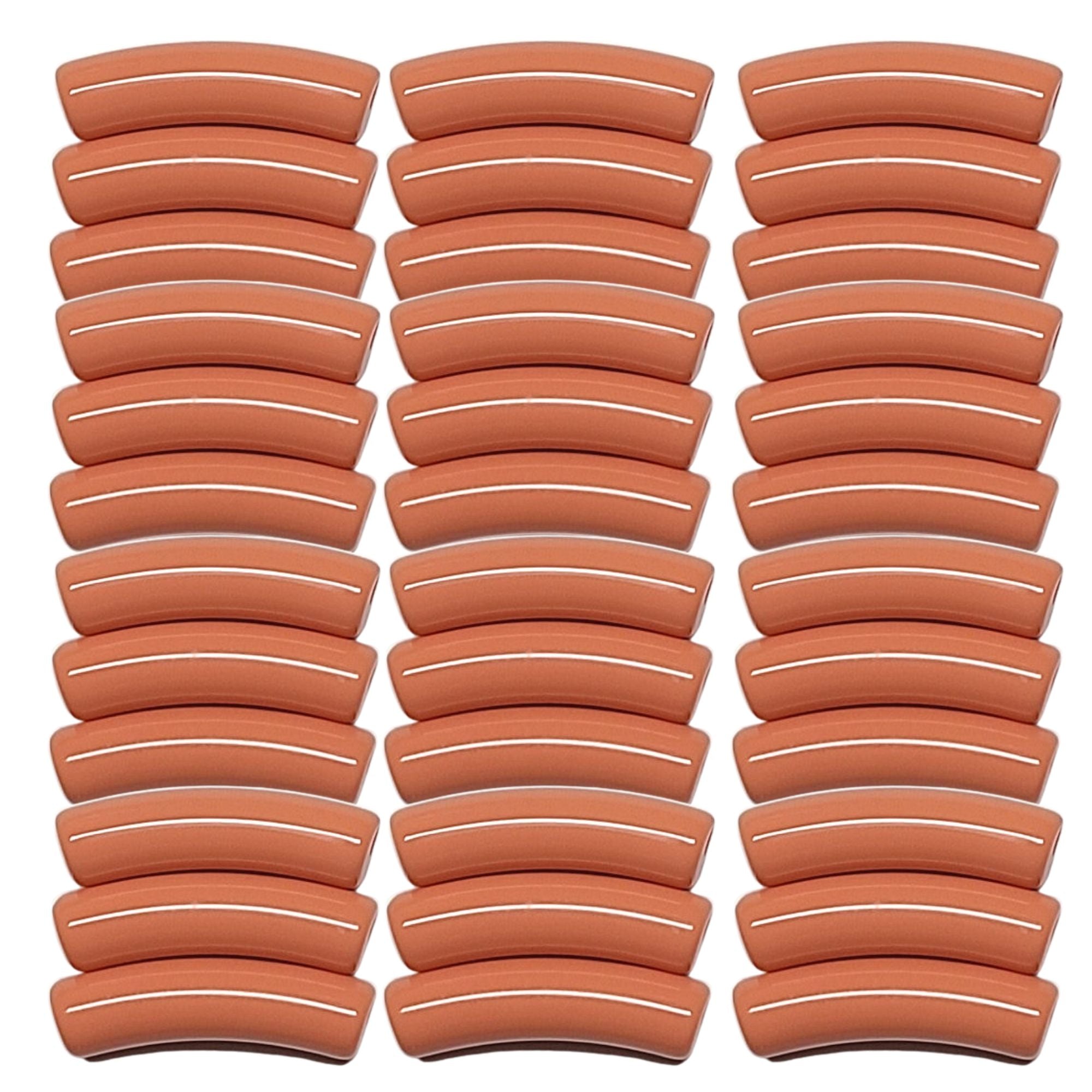 ARTSHOP TINY Tubes 9 perle tube papaye 5MM x10