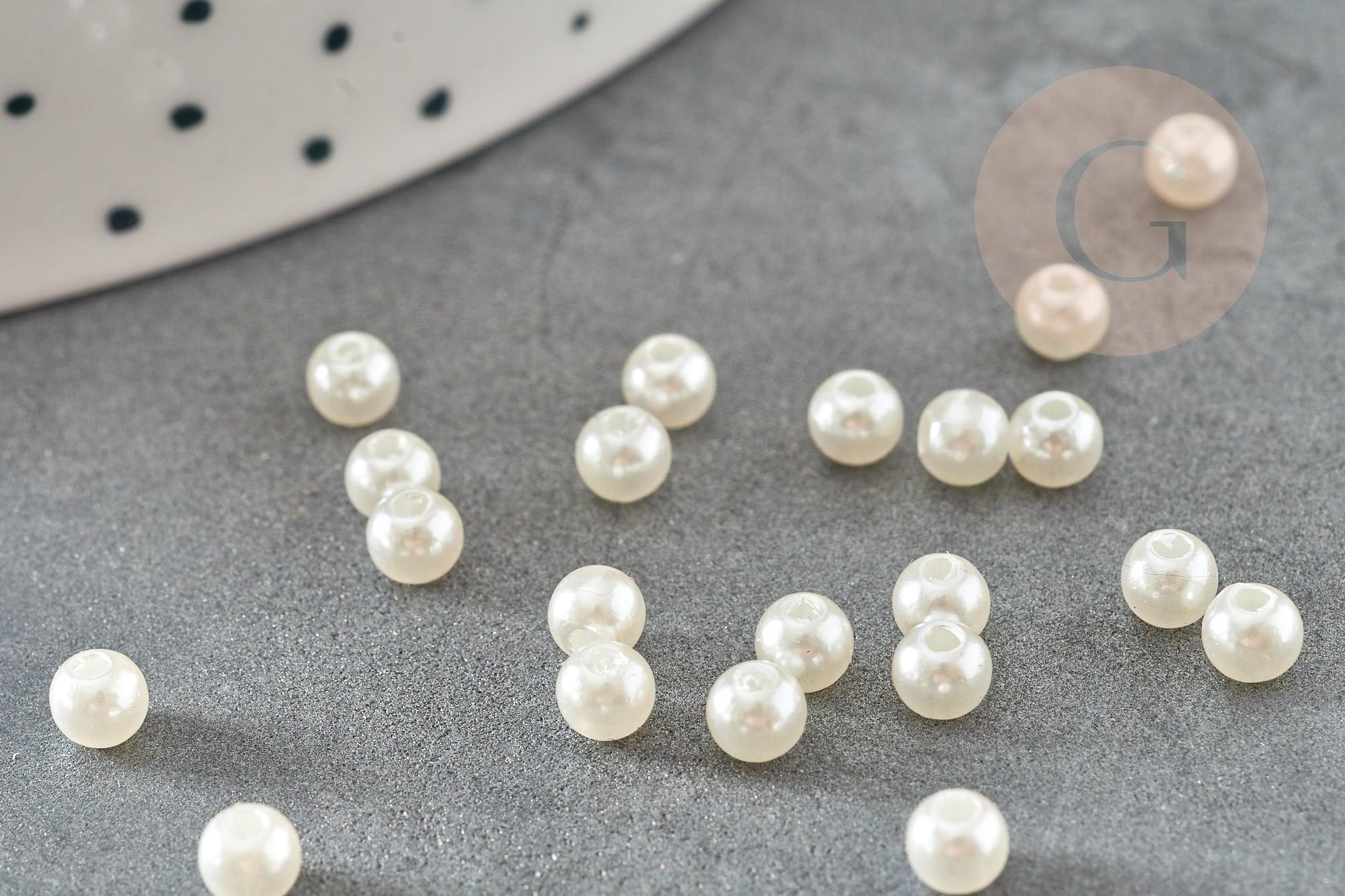 Gingerlily Perles Rondes G9368 beige 4 mm x30